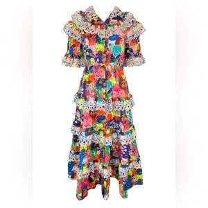 Celia B Aberdeen Maxi Ruffle Dress